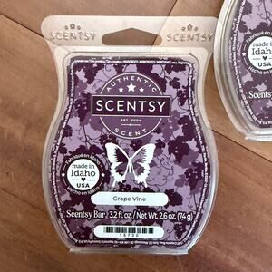 Authentic Scentsy Grape Vine Wax Bars, Unopened & New, Set of 3 - #15730